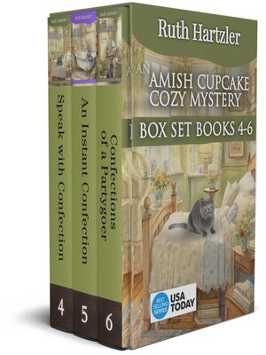 cover image of Amish Cupcake Cozy Mystery Box Set Book 4-6